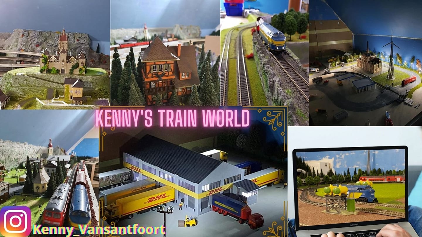 Kenny's Train World Banner